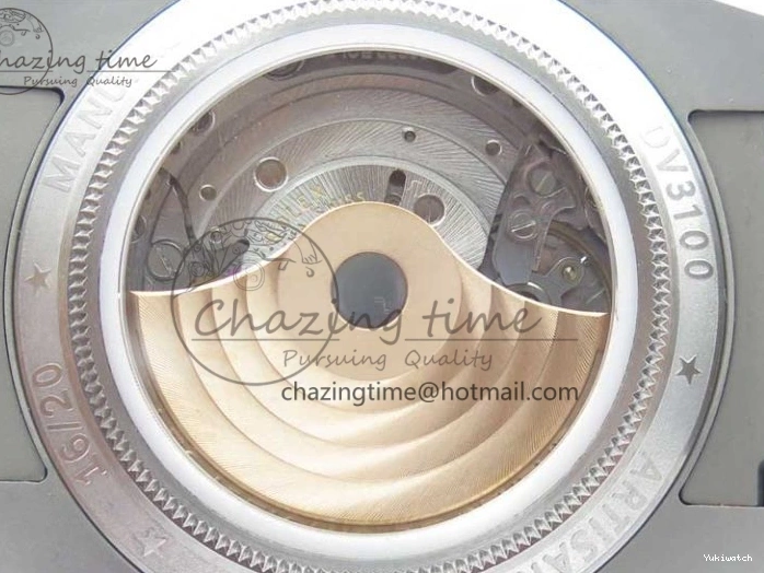 Bracelet Rough Dial The Best Sandblast SS GMF Edition Matt on Carbon SA3130 SS Carbon 0303